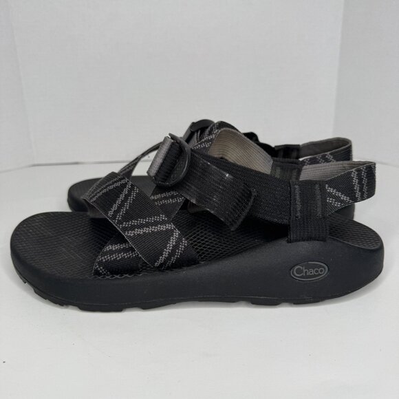 Chaco Mega Z Classic Black Single Strap Sandals Mens 11 Adjustable Geometric Pri main image 5